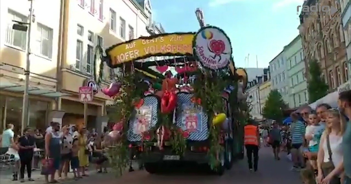 Volksfest Hof: Der Umzug 2019 | Radio Euroherz